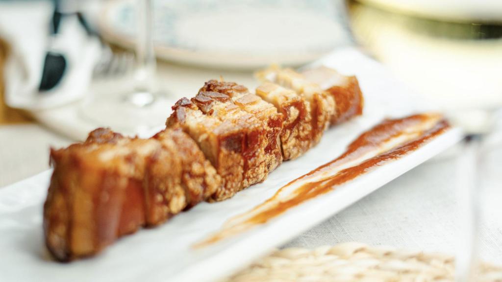 Los torreznos que prepara en Alicante Pícaro 1999.