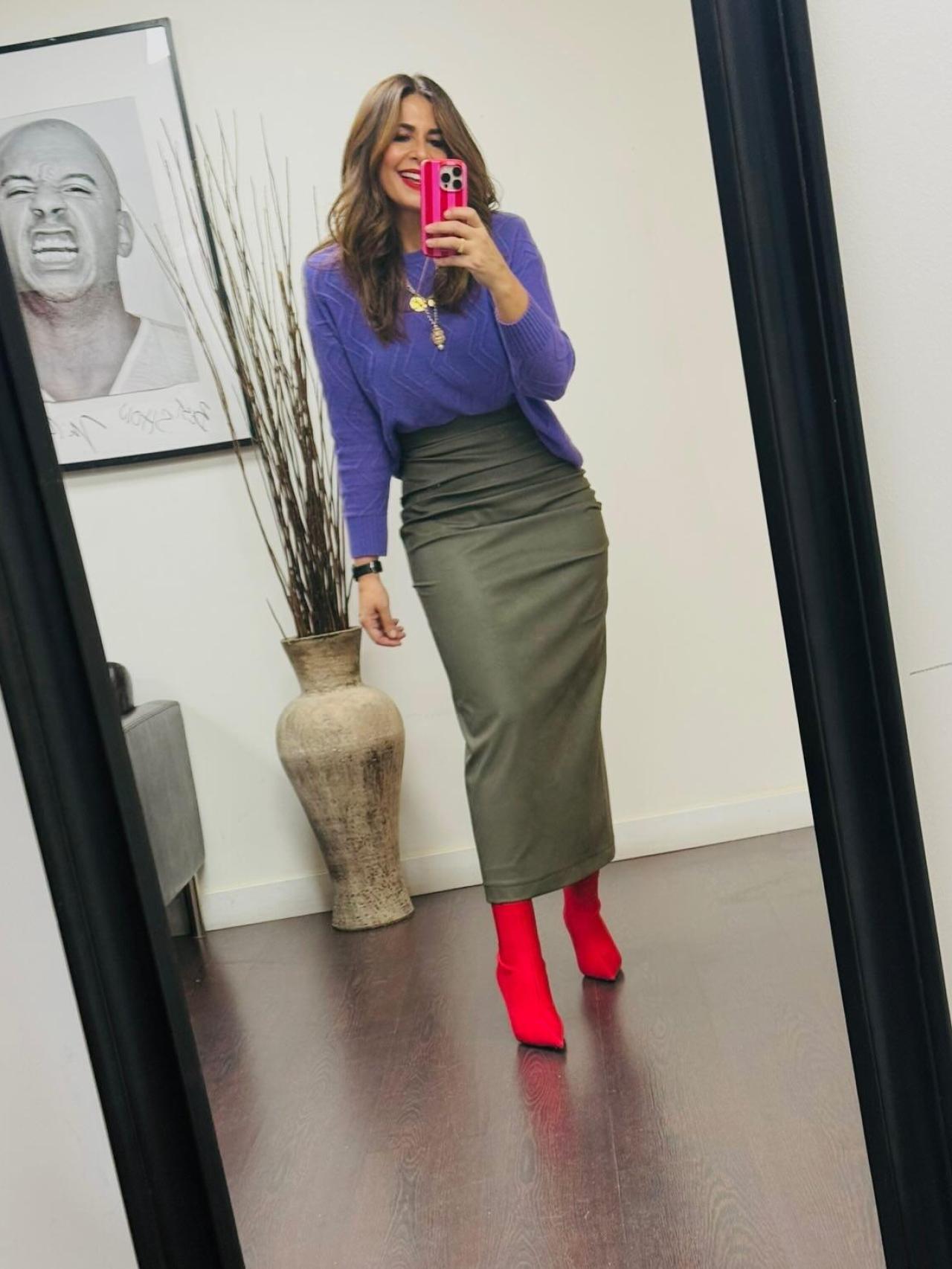 El 'total look' de Nuria Roca en 'El Hormiguero'