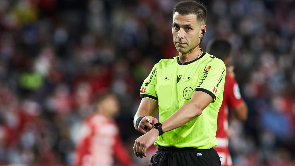 Adrián Cordero Vega, durante un partido entre el Granada y el Getafe.