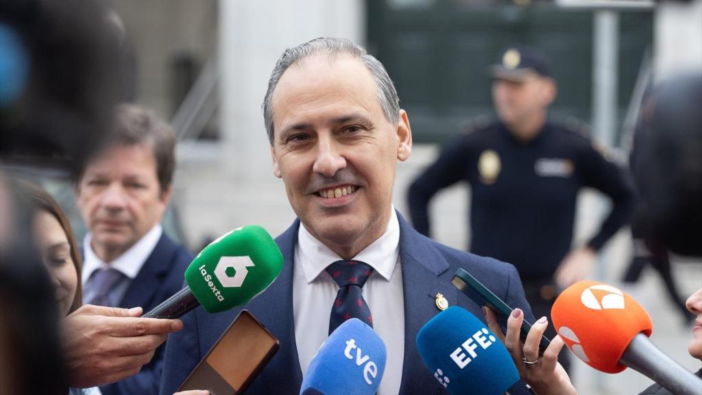 El decano del Colegio de la Abogacía de Madrid, Eugenio Ribón, este viernes a su llegada al Tribunal Supremo./