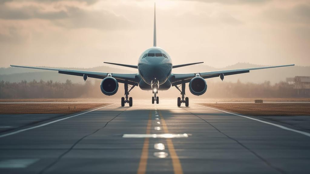 Imagen de archivo de un avión.