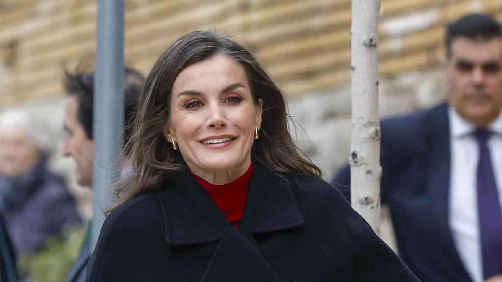 Letizia en su visita a Tudela.