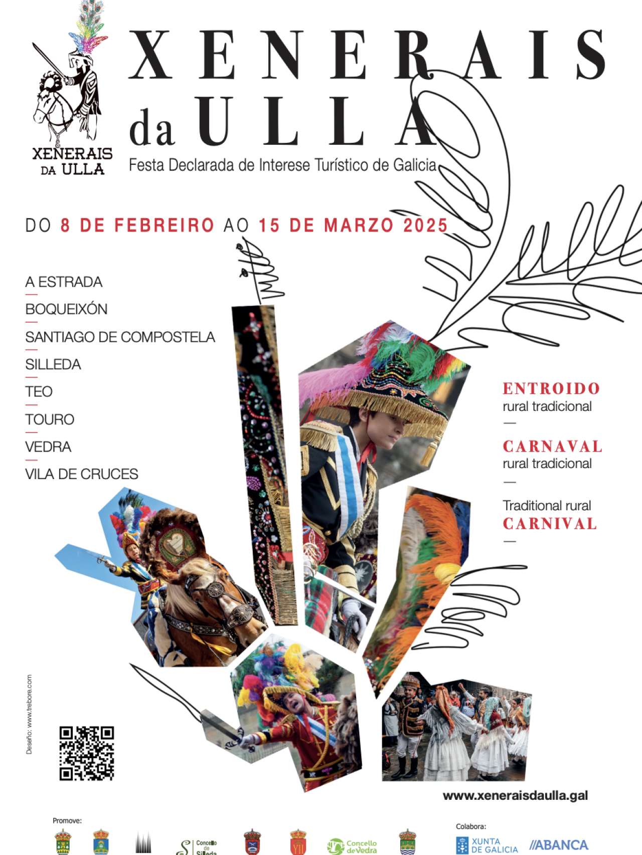 Cartel Entroido Xenerais da Ulla.