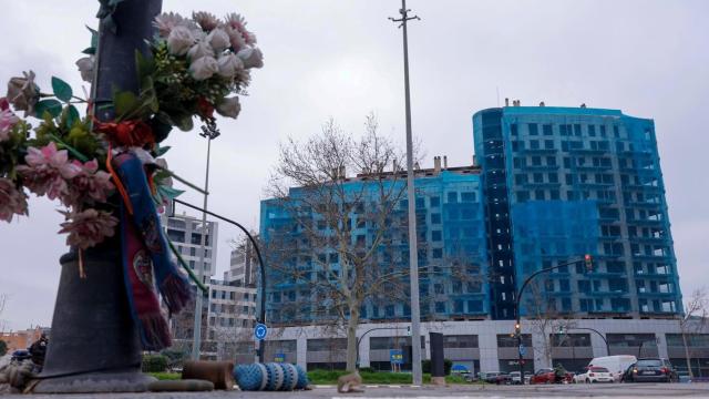 El edificio de Campanar, un año después del incendio.