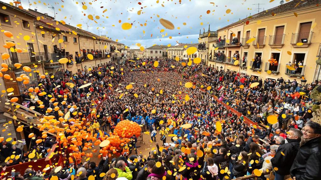 'El Campanazo', que da inicio al Carnaval del Toro de Ciudad Rodrigo