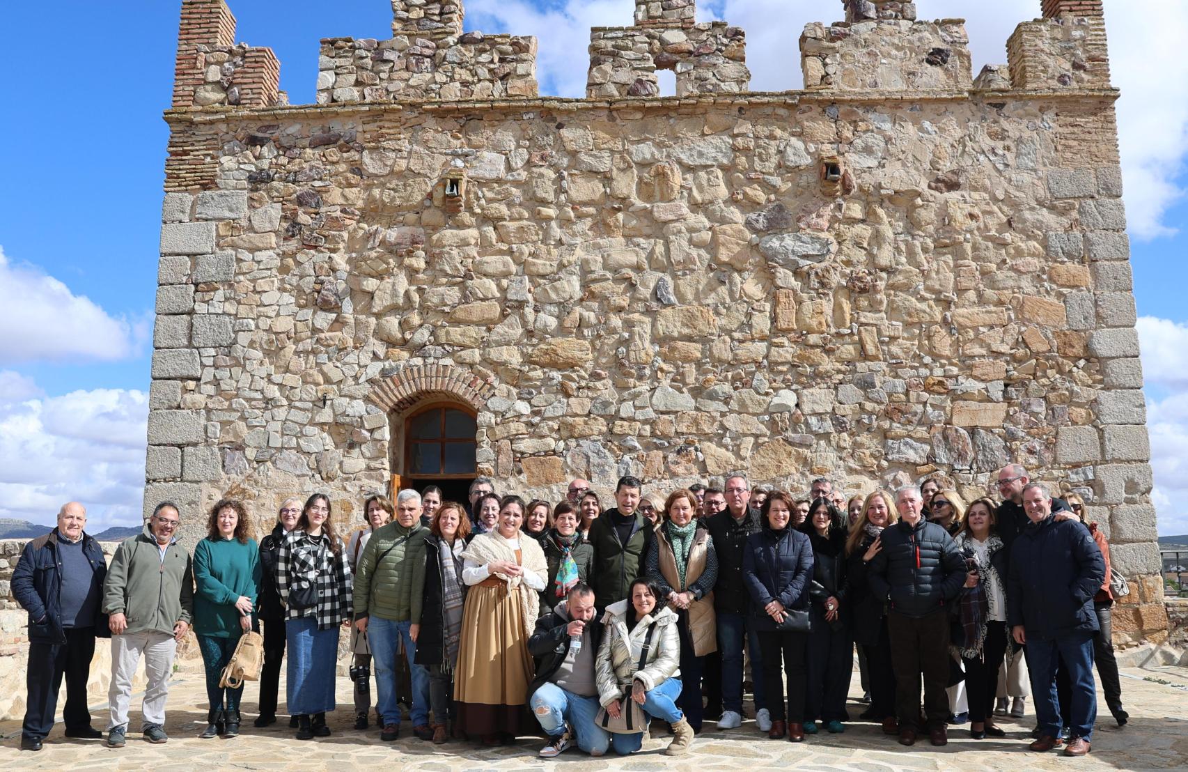 Otro momento de la visita.