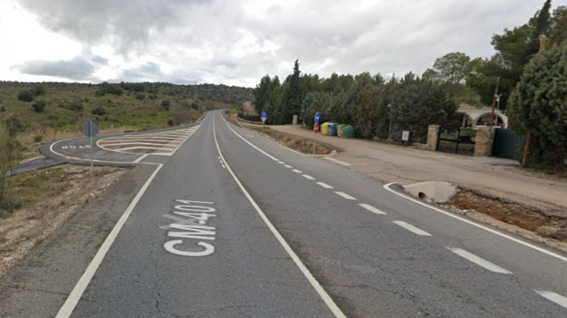 La carretera CM-401, donde ocurrió el accidente mortal (Google Maps).