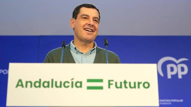 El presidente de la Junta de Andalucía, Juanma Moreno.