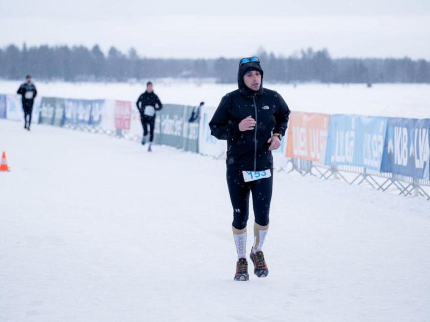 Javier Castroverde corriendo la prueba