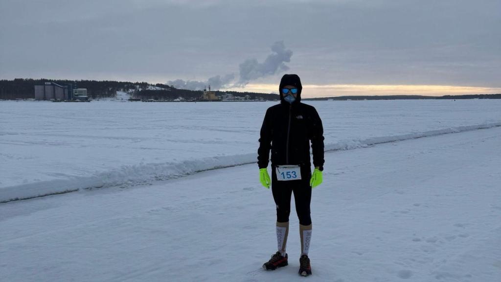 Javier Castroverde al término de la prueba