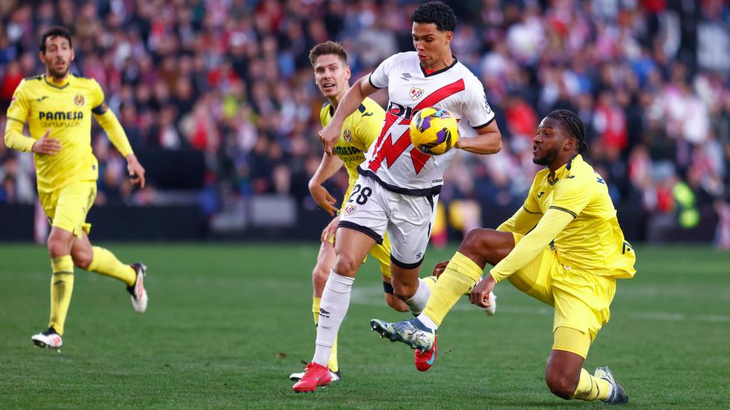 Etienne Eto'o, durante su debut en Primera División.