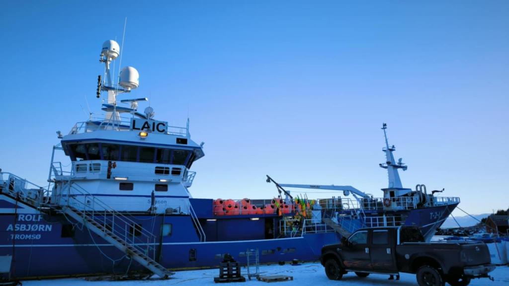 Actual barco donde trabaja Gustavo.