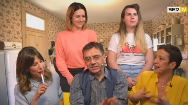 Juan Carlos Monedero, en agosto de 2018, durante su participación en el programa 'Las Chicas' de la Cadena Ser.