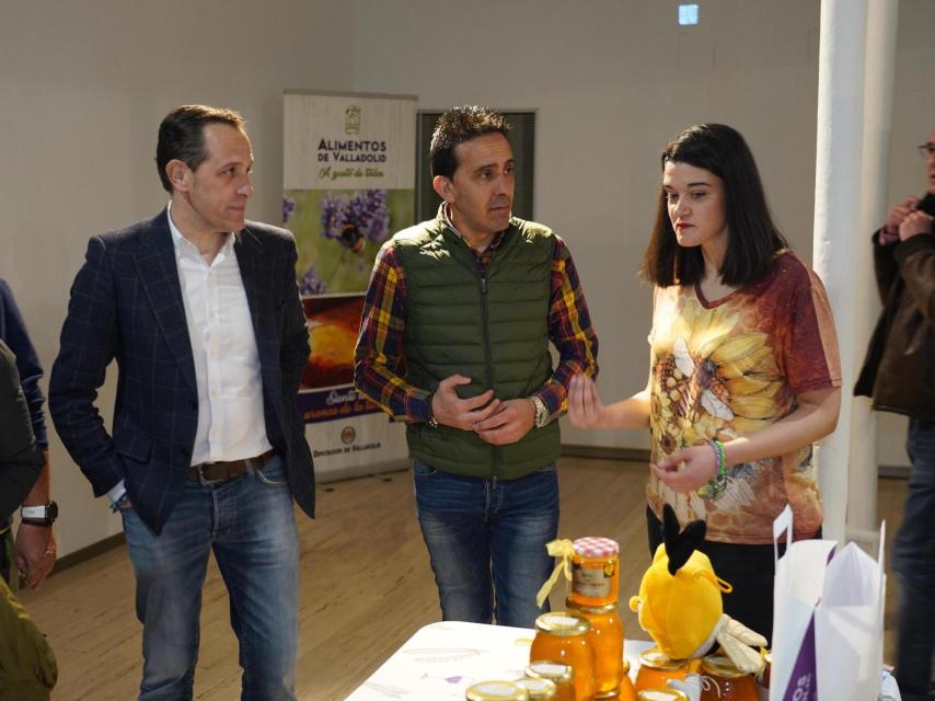 El presidente de la Diputación de Valladolid, Conrado Íscar, en el Salón de la Miel