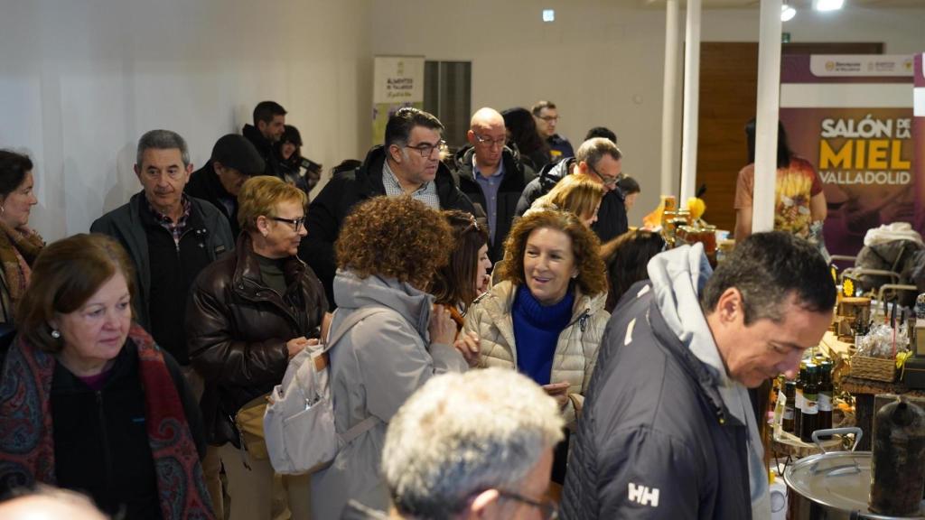 Visitantes al Salón de la Miel de Alimentos de Valladolid, este fin de semana