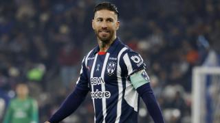 Sergio Ramos, durante su debut con Monterrey.
