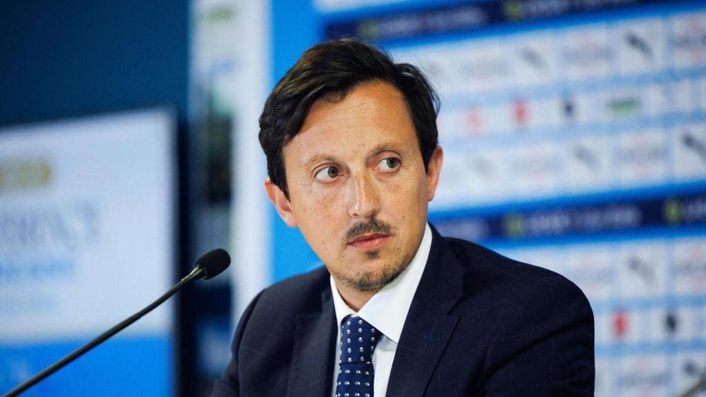 Pablo Longoria, presidente del Olympique de Marsella.