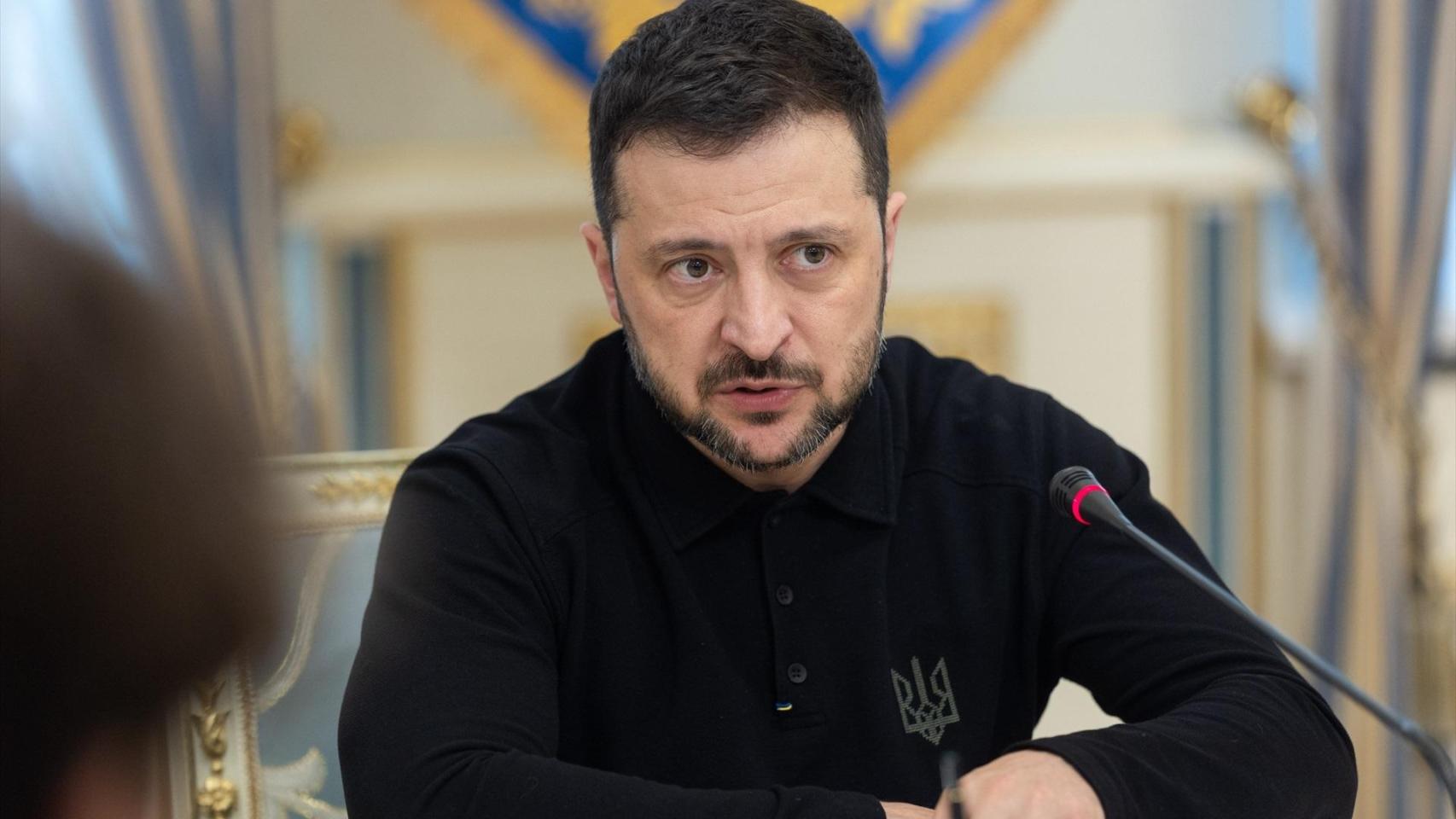 El presidente de Ucrania, Volodímir Zelenski.