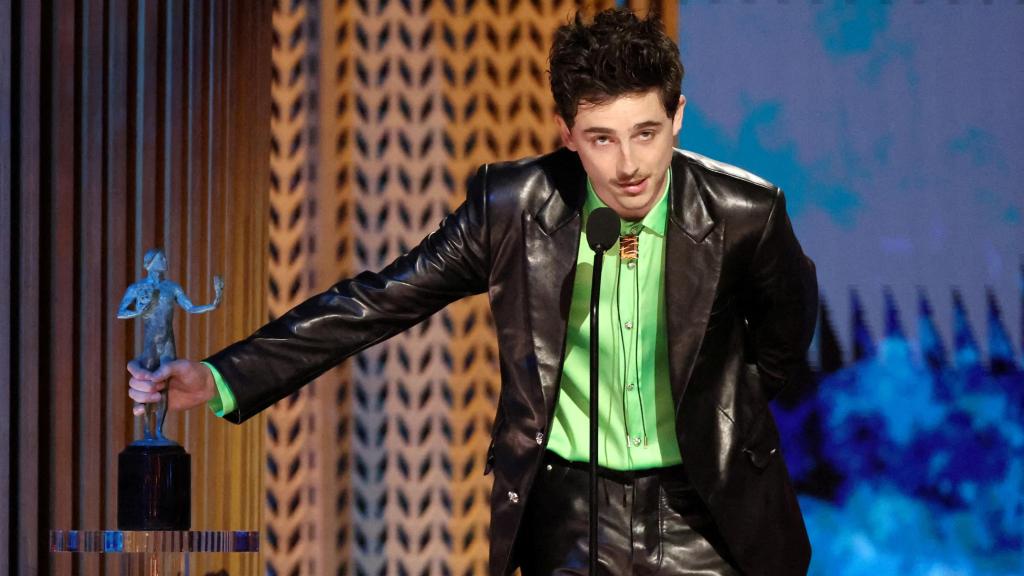 Timothée Chalamet ganó el premio a mejor actor.