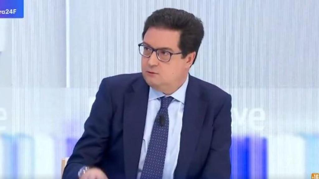 El ministro Óscar López este lunes en TVE.