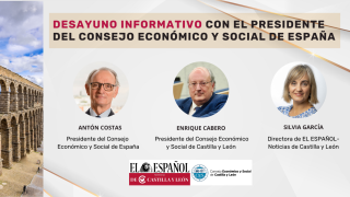 EL ESPAÑOL - Noticias de CyL organiza un desayuno informativo con Antón Costas, presidente del CES en Segovia
