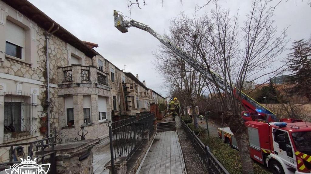 Apagado del incendio