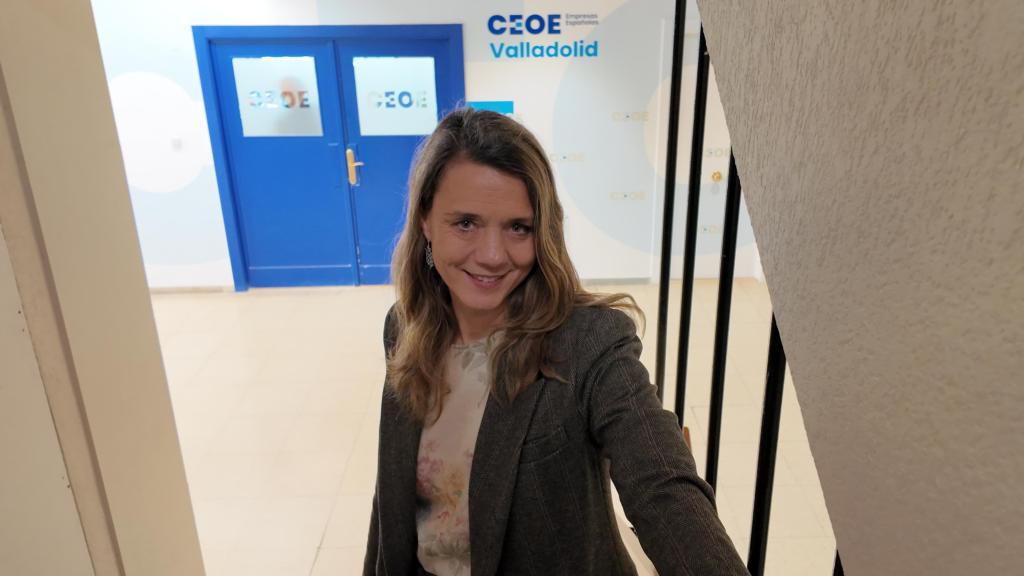 Ángela de Miguel, durante una entrevista con El Español - Noticias de CyL