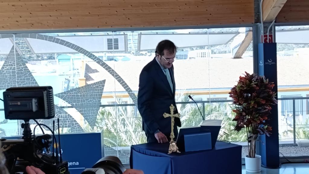Pedro Pablo Hernández toma posesión como presidente de la Autoridad Portuaria de Cartagena.