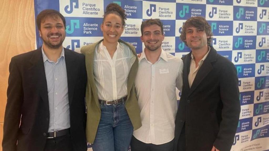 El equipo de RedEco: Nazim Kuyer, Estelle Giacomi, Ferran Climent y Pepe Soriano.