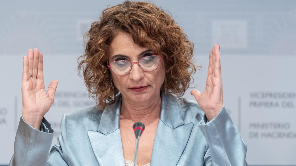 María Jesús Montero, vicepresidenta primera del Gobierno y ministra de Hacienda.