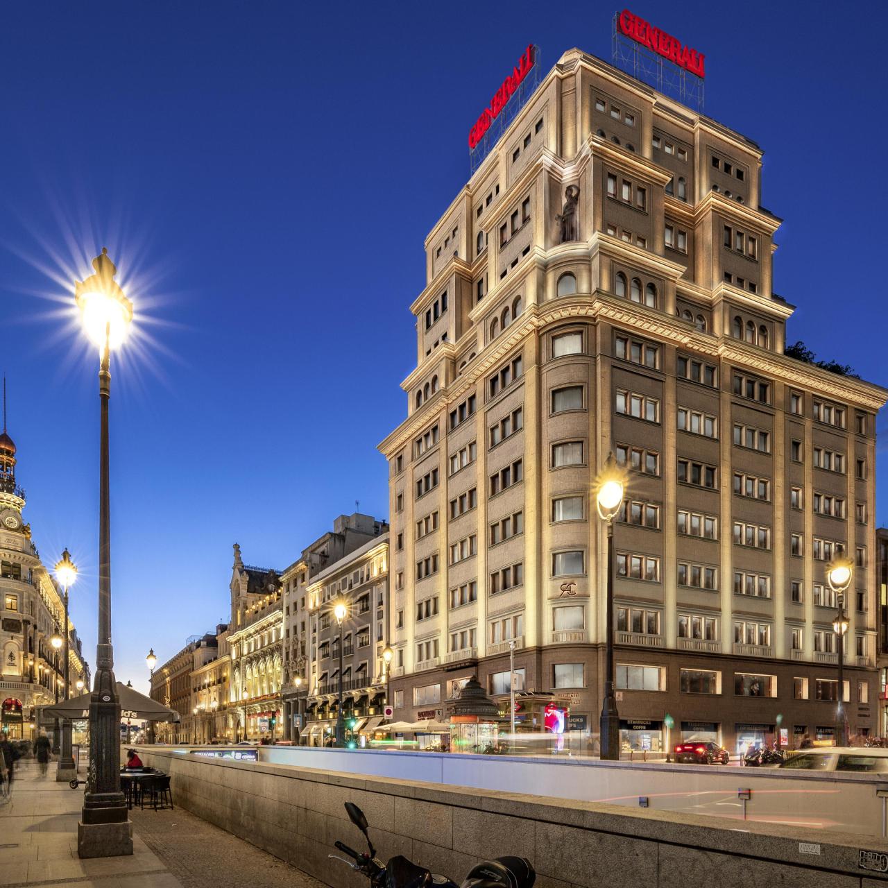 Proyección virtual del futuro Hotel Radisson Collection, en la calle Alcalá.