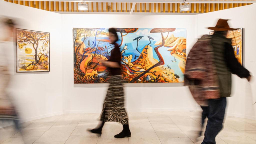 Uno de los cuadros de FLECHA.