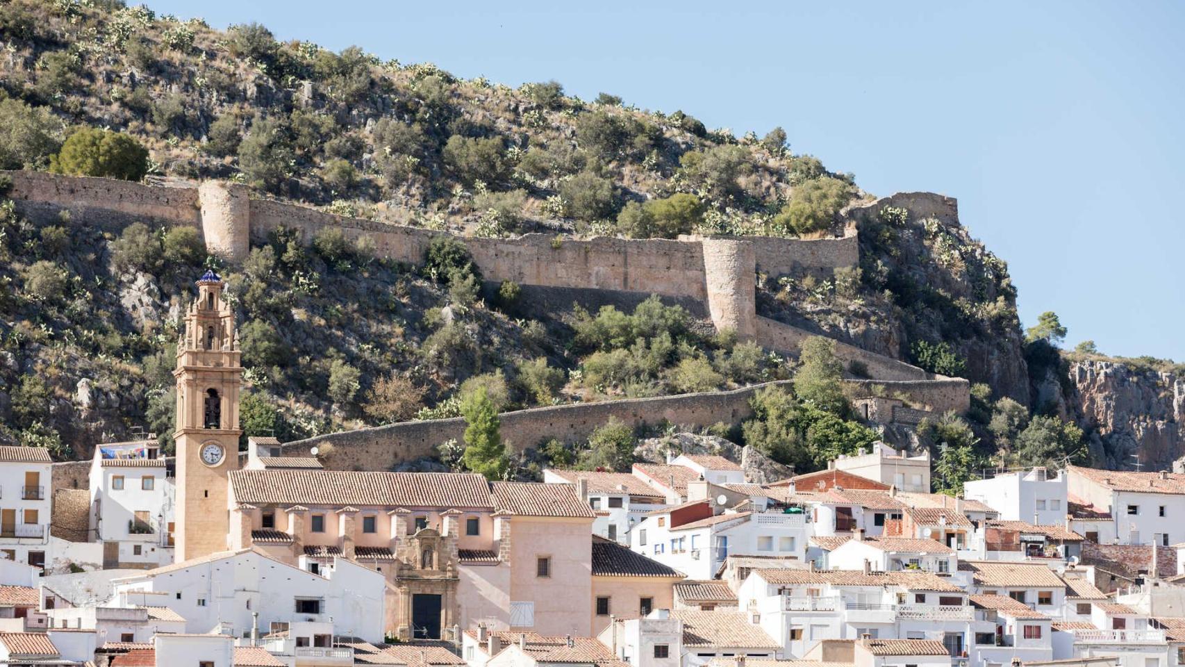 Vista general de Chulilla. Turisme CV