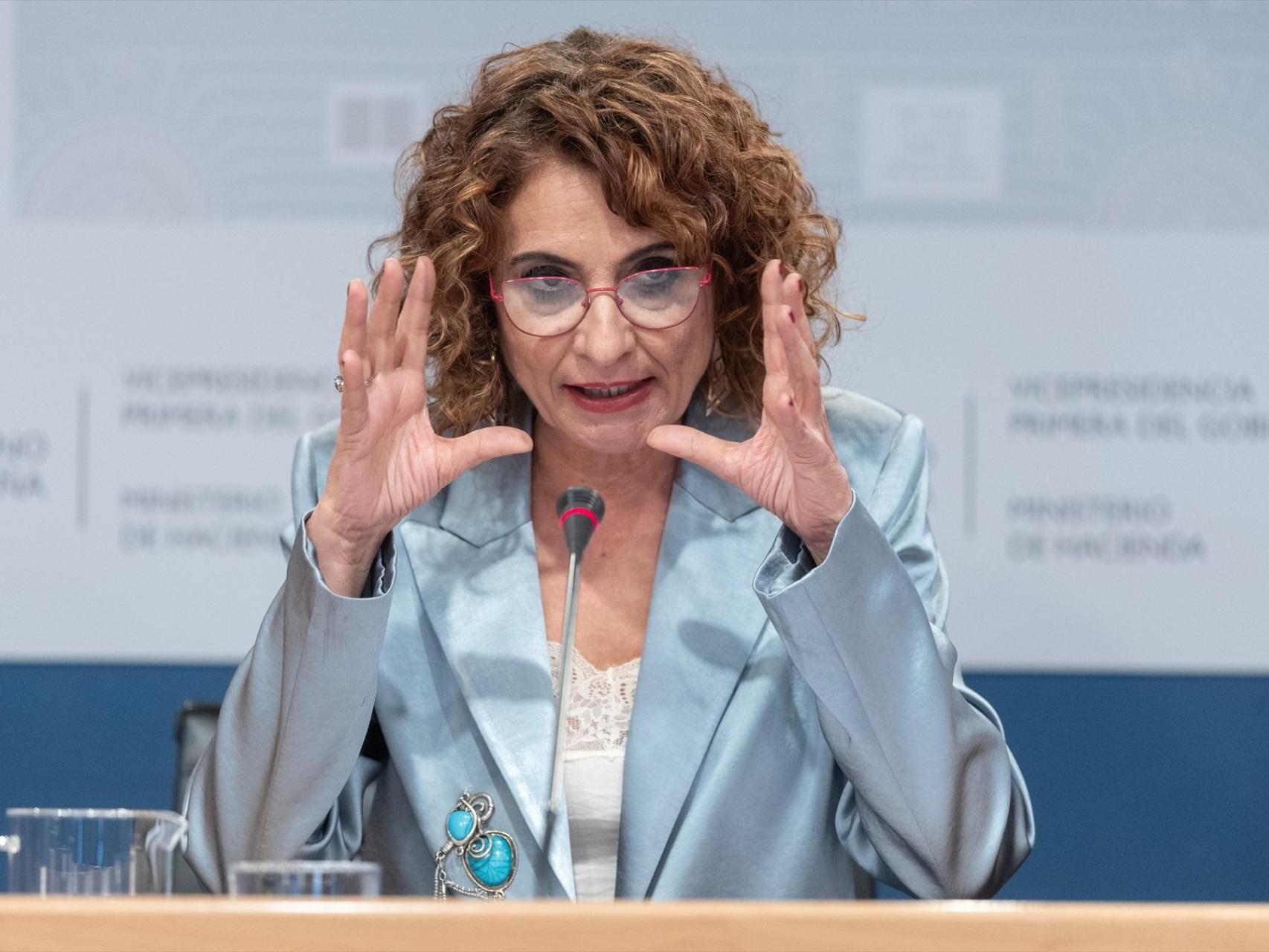 María Jesús Montero, vicepresidenta primera y ministra de Hacienda.