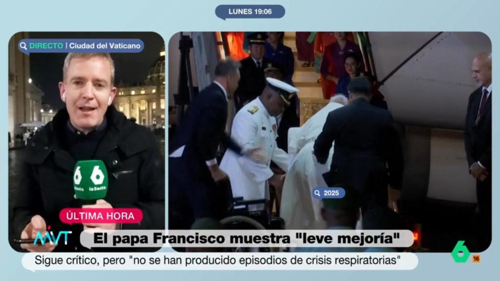 'Más vale tarde' informa sobre la última hora del Papa Francisco