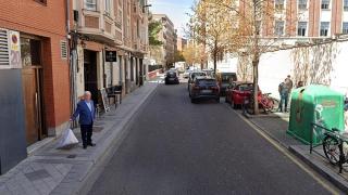 Calle Santuario de Valladolid, donde se produjo la agresión