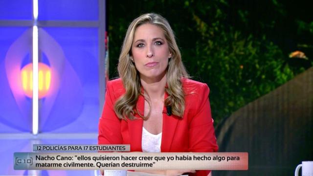 La periodista vallisoletana y especialista en sucesos Mónica G. Álvarez en 'Código 10'