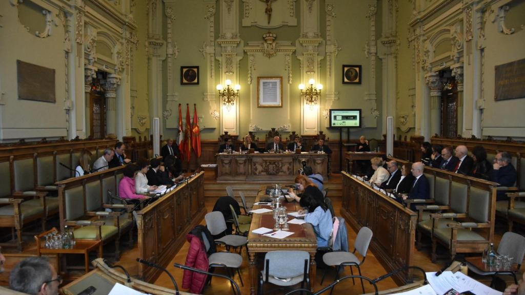 Celebración del pleno ordinario correspondiente al mes de febrero de 2025 del Ayuntamiento de Valladolid