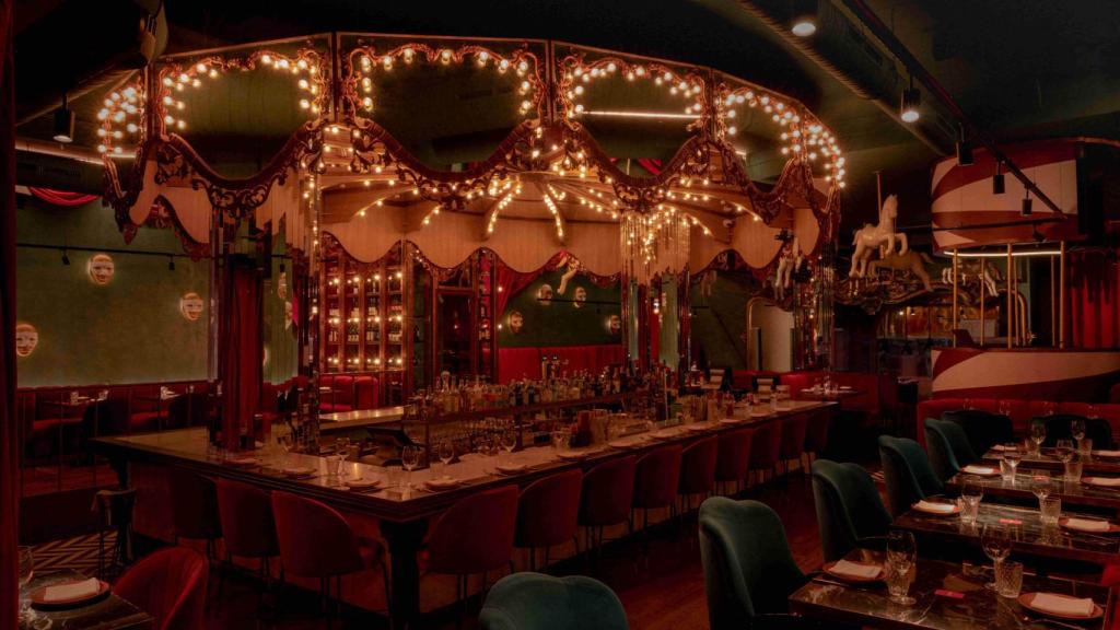 El interior del restaurante.