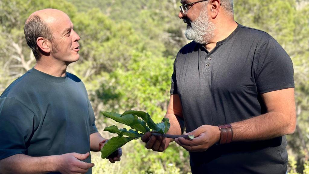 Marcos Reguera, compañero de aventuras botánicas con Juan Carlos Roldán.