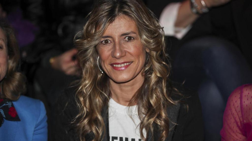 Begoña Gómez, en el desfile de Roberto Verino. Fashion Week de Madrid, 2019.