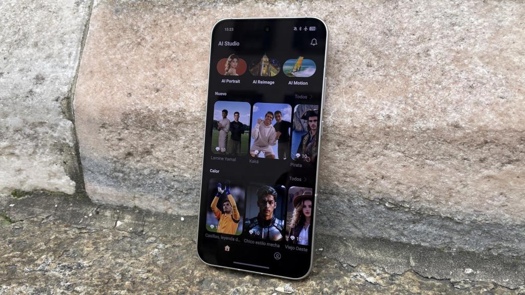 La app AI Studio del Oppo Reno13.