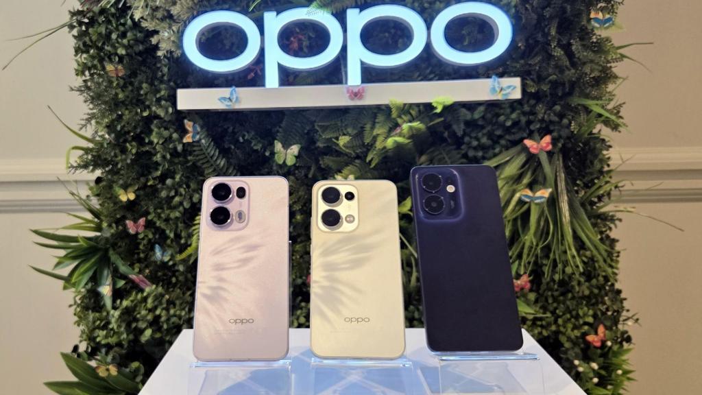 El Oppo Reno13 Pro, Reno13 y Reno13 F.