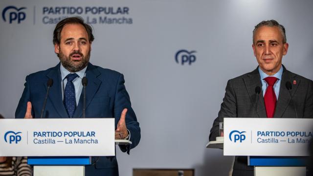 Paco Núñez y Miguel Ángel Ruiz. Foto: PP CLM.