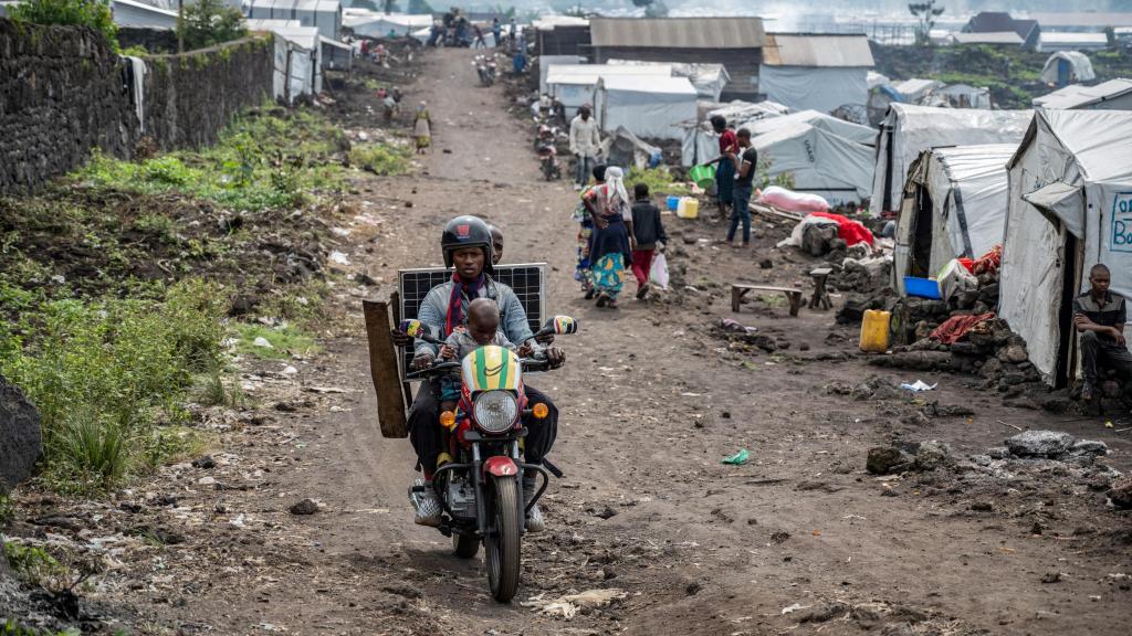 Un campo de desplazados en República Democrática del Congo el pasado enero.