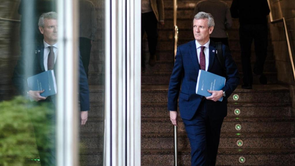 El presidente de la Xunta, Alfonso Rueda