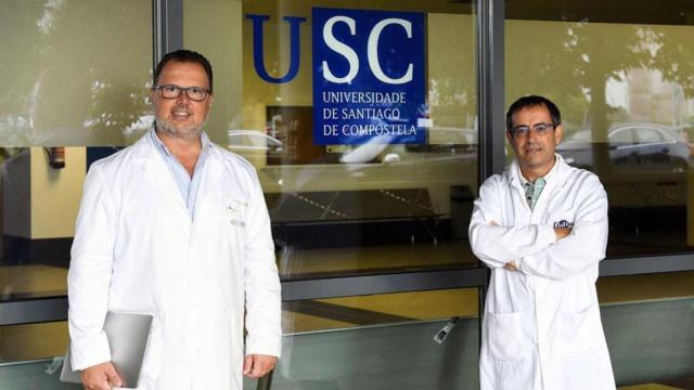 Los profesores de la USC, Federico Martinón y Antonio Salas.