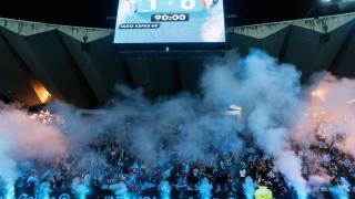 Grada de Gol de Balaídos en su último partido, ante Osasuna.