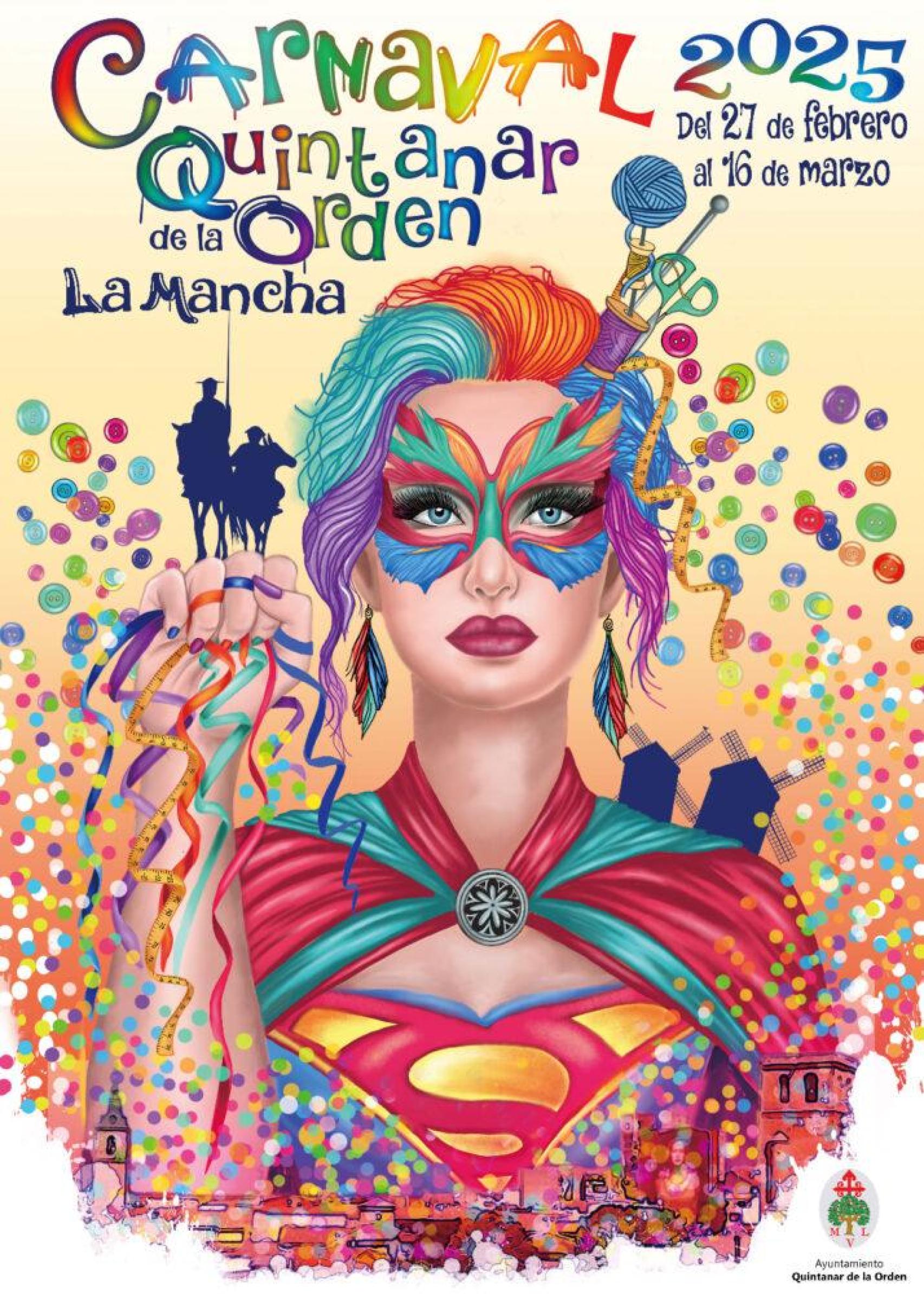 Cartel del Carnaval de Quintanar de la Orden.