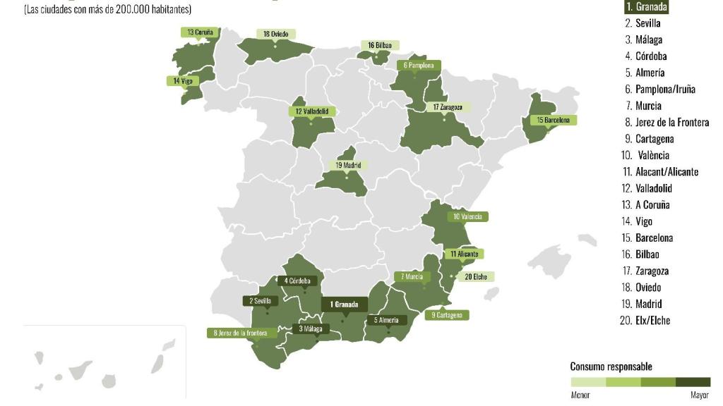 Mapa consumo responsable.
